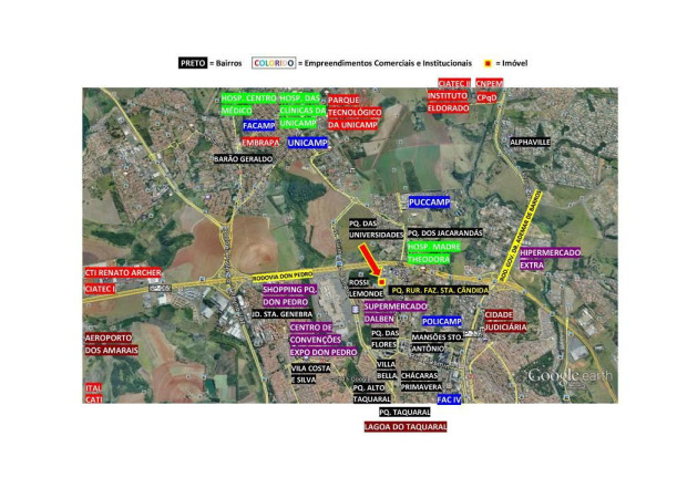 Terreno à Venda, 3.886 m² em Parque Rural Fazenda Santa Cândida - Campinas