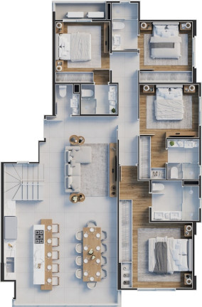 Imagem Imóvel com 4 Quartos à Venda, 137 m² em Centro - Balneário Camboriú
