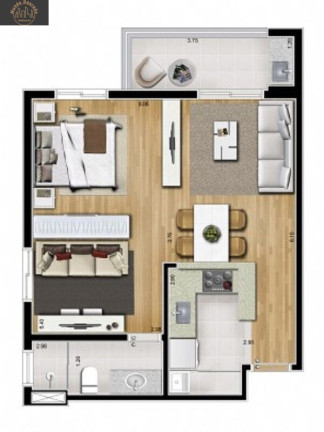 Imagem Apartamento com 1 Quarto à Venda, 50 m² em Rudge Ramos - São Bernardo Do Campo