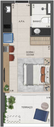 Imagem Imóvel com 1 Quarto à Venda, 35 m² em Pinheiros - São Paulo Imagem Imóvel com 1 Quarto à Venda, 35 m² em Pinheiros - São Paulo