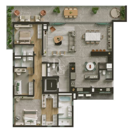 Imagem Apartamento com 3 Quartos à Venda, 233 m² em Petrópolis - Porto Alegre Imagem Apartamento com 3 Quartos à Venda, 233 m² em Petrópolis - Porto Alegre