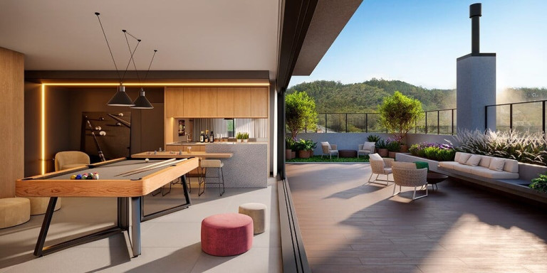 Imagem Apartamento com 1 Quarto à Venda, 62 m² em Saco Grande - Florianópolis