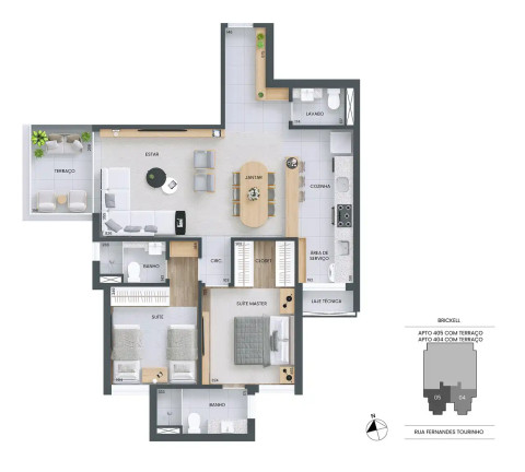 Imagem Apartamento com 2 Quartos à Venda, 106 m² Imagem Apartamento com 2 Quartos à Venda, 106 m²