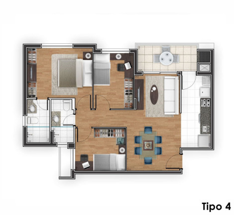 Imagem Apartamento com 3 Quartos à Venda, 77 m² em Cristo Rei - Curitiba Imagem Apartamento com 3 Quartos à Venda, 77 m² em Cristo Rei - Curitiba