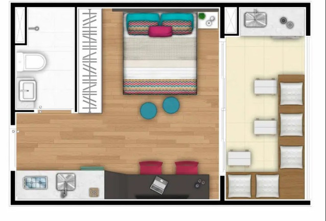 Imagem Apartamento com 1 Quarto à Venda, 26 m² em Campo Belo - São Paulo Imagem Apartamento com 1 Quarto à Venda, 26 m² em Campo Belo - São Paulo