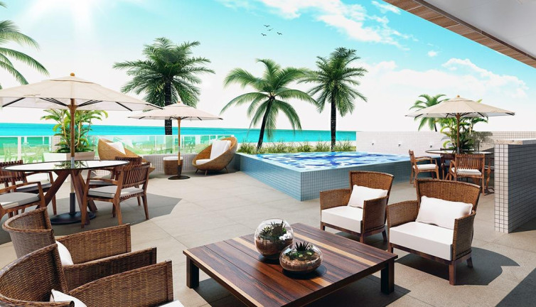 Imagem Apartamento com 2 Quartos à Venda, 73 m² em Ponta De Campina - Cabedelo