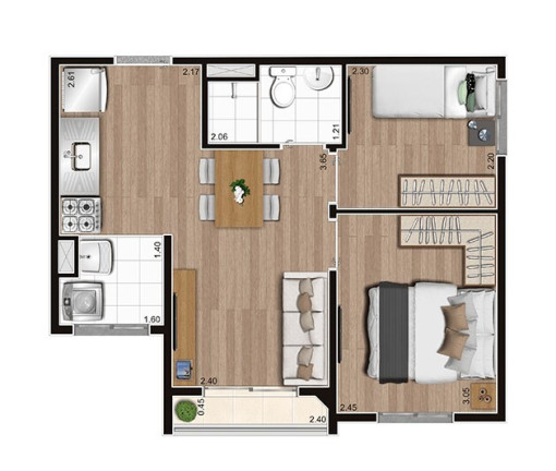 Imagem Apartamento com 2 Quartos à Venda, 37 m² em Vila Gea - São Paulo