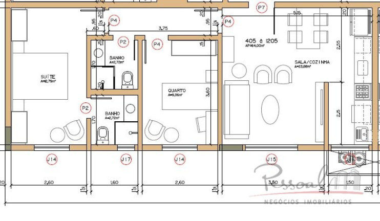 Apartamento com 2 Quartos à Venda, 109 m² em Centro - Florianópolis