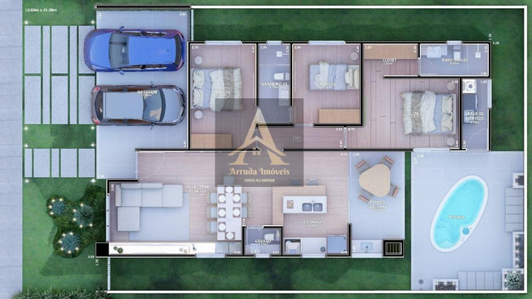 Casa com 3 Quartos à Venda, 252 m² em Nova São Pedro - São Pedro Da Aldeia