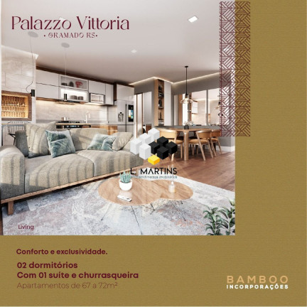Imagem Apartamento com 2 Quartos à Venda, 67 m² em Floresta - Gramado
