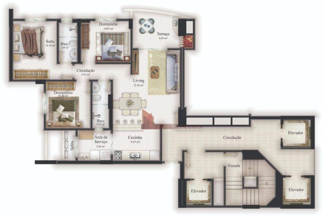 Imagem Apartamento com 3 Quartos à Venda, 108 m² em Fazenda - Itajaí Imagem Apartamento com 3 Quartos à Venda, 108 m² em Fazenda - Itajaí