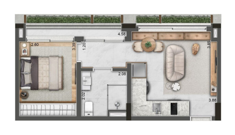 Imagem Apartamento com 2 Quartos à Venda, 95 m² em Itaim Bibi - São Paulo