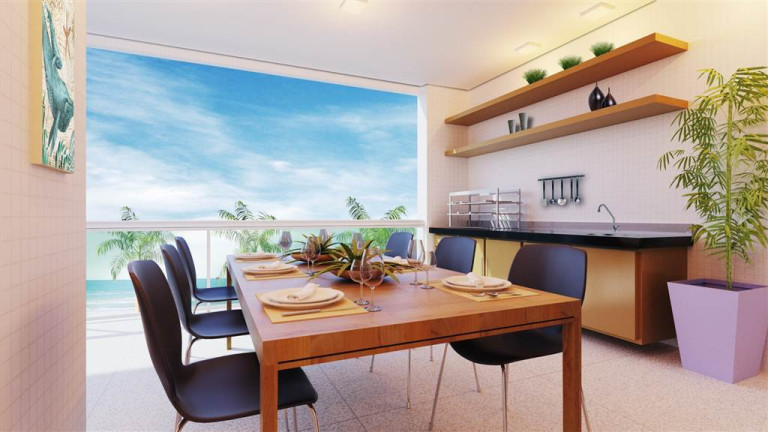 Apartamento com 2 Quartos à Venda, 71 m² em Vila Atlantica - Mongagua