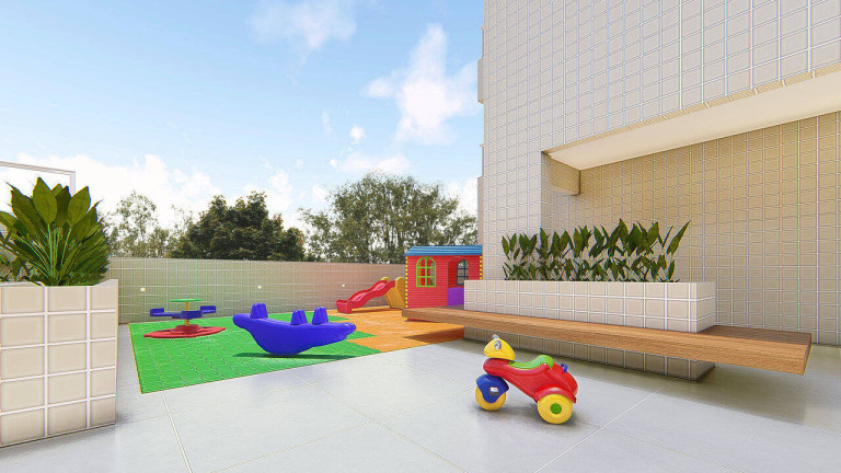 Imagem Apartamento com 2 Quartos à Venda, 75 m² em Campo Da Aviação - Praia Grande