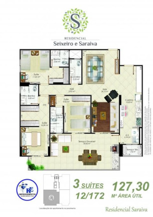 Imagem Apartamento com 1 Quarto à Venda, 53 m² em Aviação - Praia Grande