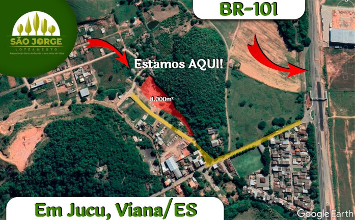 Imagem Imóvel à Venda, 8.000 m² em Jucu - Viana Imagem Imóvel à Venda, 8.000 m² em Jucu - Viana