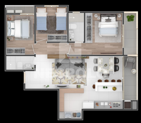Imagem Apartamento com 2 Quartos à Venda, 115 m² em Fazenda - Itajai Imagem Apartamento com 2 Quartos à Venda, 115 m² em Fazenda - Itajai