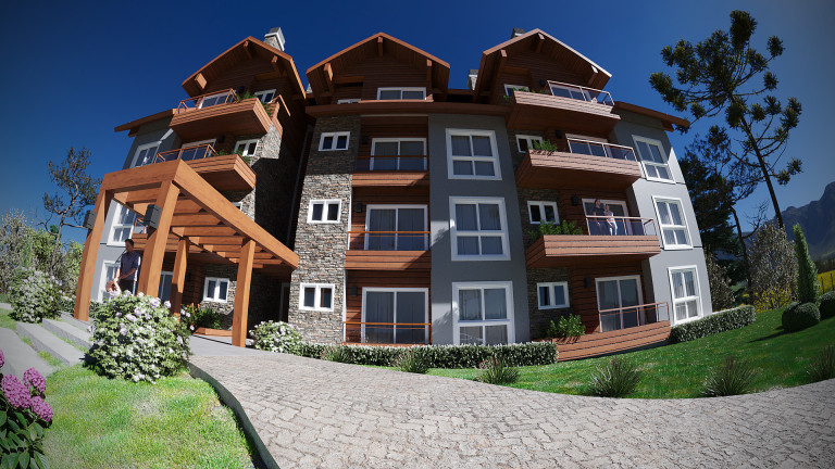 Imagem Apartamento com 1 Quarto à Venda, 51 m² em Av. Central - Gramado Imagem Apartamento com 1 Quarto à Venda, 51 m² em Av. Central - Gramado