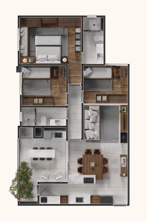 Imagem Apartamento com 3 Quartos à Venda, 94 m² em Panazzolo - Caxias Do Sul