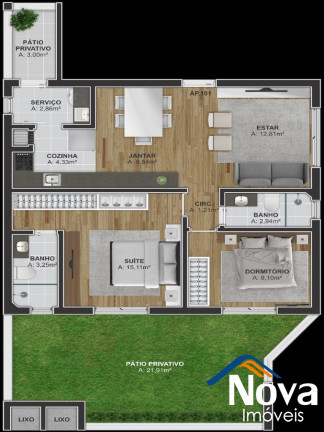 Imagem Imóvel com 1 Quarto à Venda, 60 m² em Pousada Da Neve - Nova Petrópolis