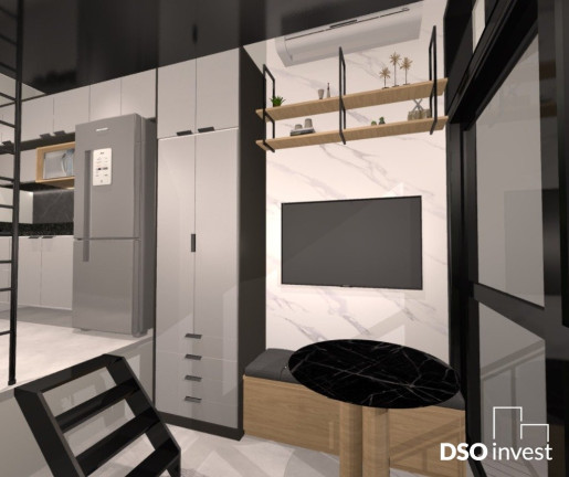 Imagem Apartamento com 1 Quarto para Alugar, em Brooklin - São Paulo Imagem Apartamento com 1 Quarto para Alugar, em Brooklin - São Paulo