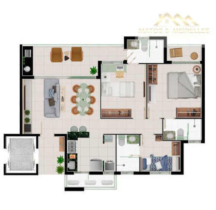 Imagem Apartamento com 3 Quartos à Venda, 110 m² em Parque Iracema - Fortaleza Imagem Apartamento com 3 Quartos à Venda, 110 m² em Parque Iracema - Fortaleza