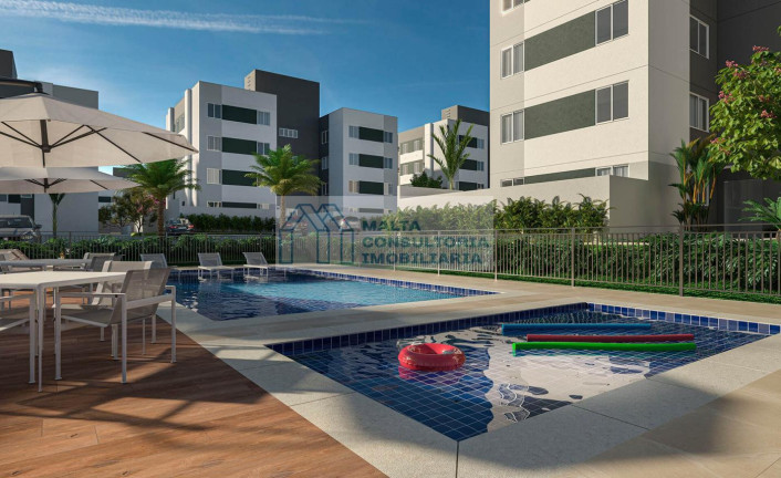 Imagem Apartamento com 2 Quartos à Venda, 44 m² em Colonial - Contagem