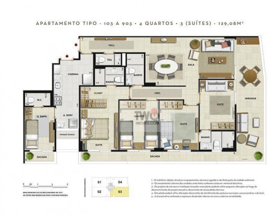 Imagem Apartamento com 4 Quartos à Venda, 130 m² em Botafogo - Rio De Janeiro