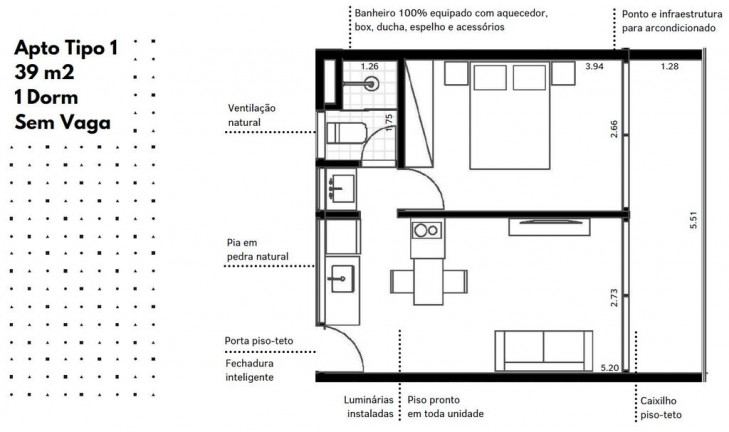 Imagem Apartamento com 1 Quarto à Venda, 56 m² em Brooklin Novo - São Paulo Imagem Apartamento com 1 Quarto à Venda, 56 m² em Brooklin Novo - São Paulo
