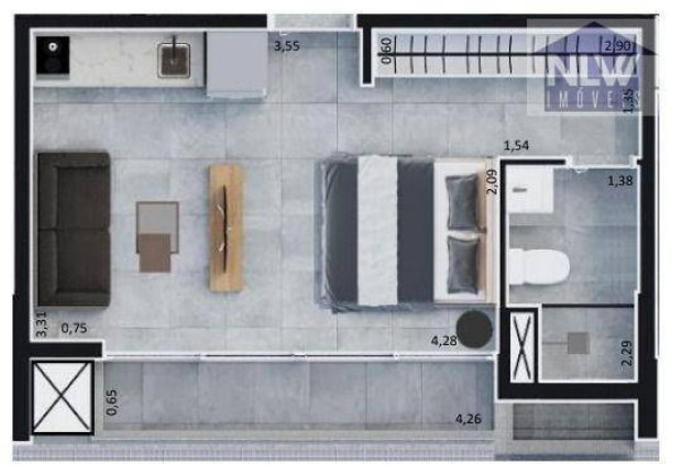 Imagem Studio com 1 Quarto à Venda, 29 m² em Pinheiros - São Paulo Imagem Studio com 1 Quarto à Venda, 29 m² em Pinheiros - São Paulo