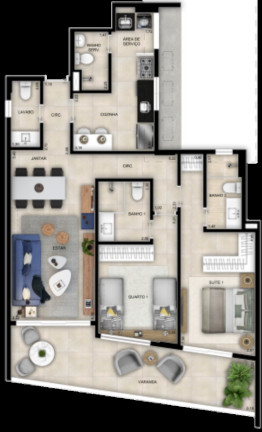 Imagem Imóvel com 2 Quartos à Venda, 100 m² em Botafogo - Rio De Janeiro