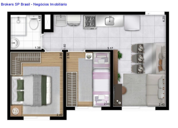 Imagem Apartamento com 2 Quartos à Venda, 33 m² em Barra Funda - São Paulo Imagem Apartamento com 2 Quartos à Venda, 33 m² em Barra Funda - São Paulo