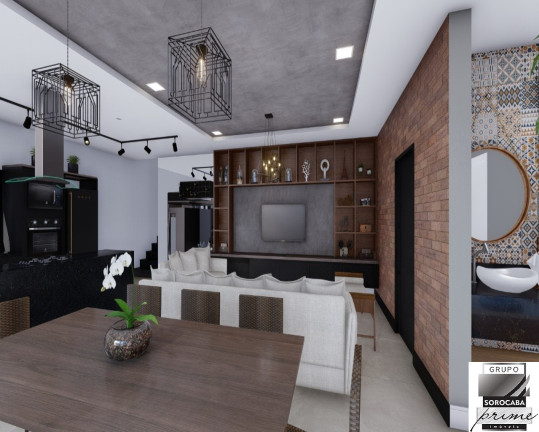 Imagem Casa com 3 Quartos à Venda, 300 m² em Alphaville Nova Esplanada - Votorantim