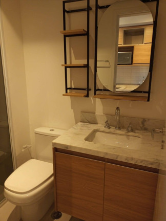 Imagem Apartamento com 1 Quarto para Alugar, 33 m² em Brooklin - São Paulo Imagem Apartamento com 1 Quarto para Alugar, 33 m² em Brooklin - São Paulo