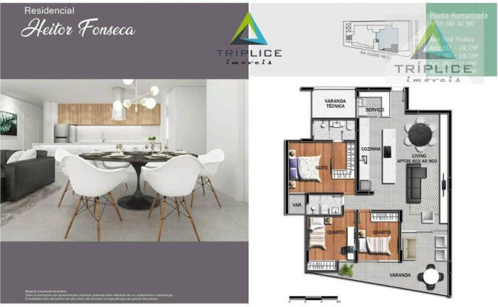 Imagem Apartamento com 3 Quartos à Venda, 114 m² em Santa Helena - Juiz De Fora