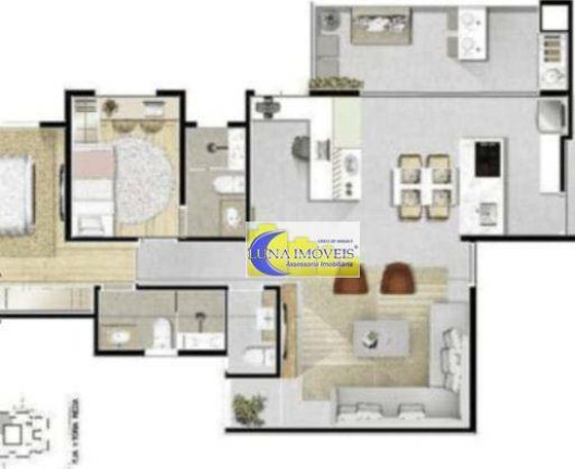 Imagem Apartamento com 3 Quartos à Venda, 92 m² em Campestre - Santo André Imagem Apartamento com 3 Quartos à Venda, 92 m² em Campestre - Santo André