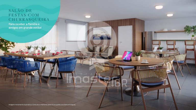 Imagem Apartamento com 2 Quartos à Venda, 38 m² em Vicente Pinzon - Fortaleza
