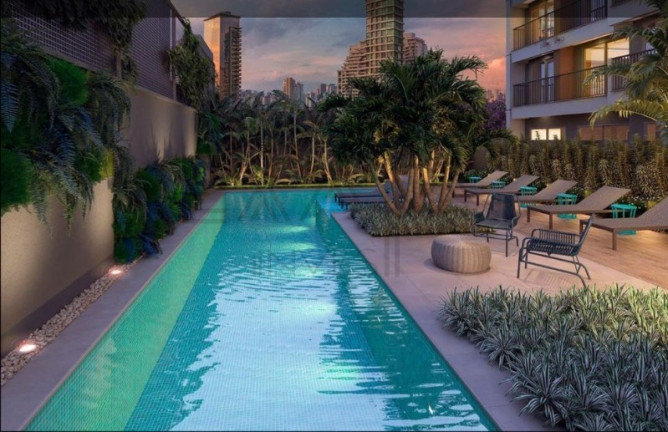 Imagem Imóvel com 2 Quartos à Venda, 40 m² em Brooklin - São Paulo Imagem Imóvel com 2 Quartos à Venda, 40 m² em Brooklin - São Paulo