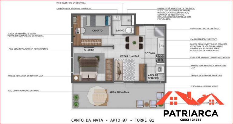 Imagem Apartamento com 2 Quartos à Venda, 37 m² em Parque Cidade Campinas - Campinas
