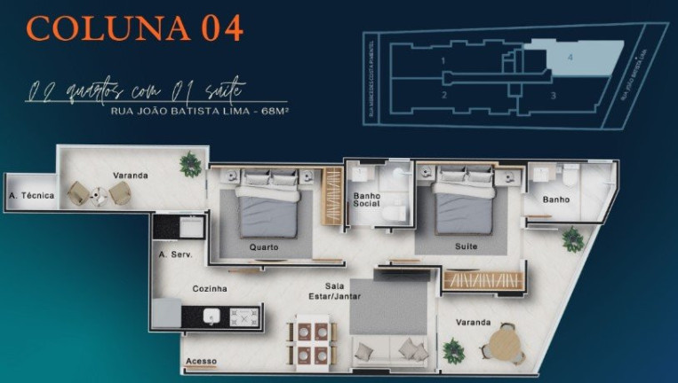 Imagem Apartamento com 2 Quartos à Venda, 68 m² em Centro - Guarapari Imagem Apartamento com 2 Quartos à Venda, 68 m² em Centro - Guarapari