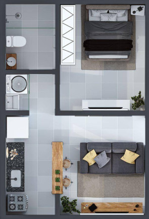 Imagem Apartamento com 1 Quarto à Venda, 35 m² em Centro - Peruíbe Imagem Apartamento com 1 Quarto à Venda, 35 m² em Centro - Peruíbe