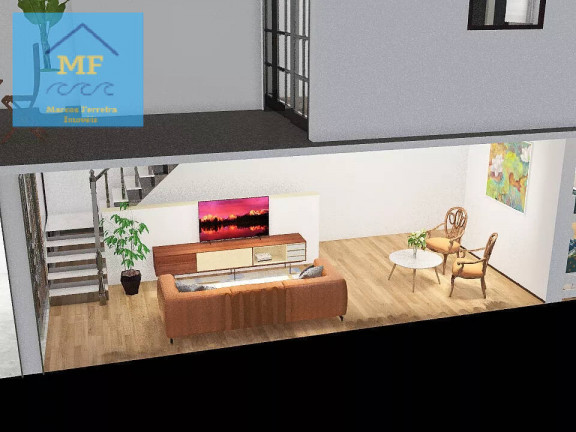 Imagem Casa com 2 Quartos à Venda, 86 m² em Santa Maria - Santos