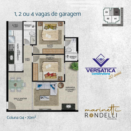 Imagem Apartamento com 2 Quartos à Venda, 73 m² em Praia Do Morro - Guarapari Imagem Apartamento com 2 Quartos à Venda, 73 m² em Praia Do Morro - Guarapari