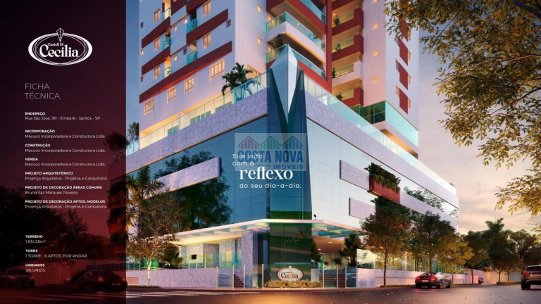 Imagem Apartamento com 4 Quartos à Venda, 351 m² em Embaré - Santos Imagem Apartamento com 4 Quartos à Venda, 351 m² em Embaré - Santos