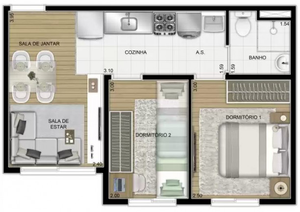 Imagem Apartamento com 2 Quartos à Venda, 35 m² em Jardim Pedra Branca - São Paulo Imagem Apartamento com 2 Quartos à Venda, 35 m² em Jardim Pedra Branca - São Paulo