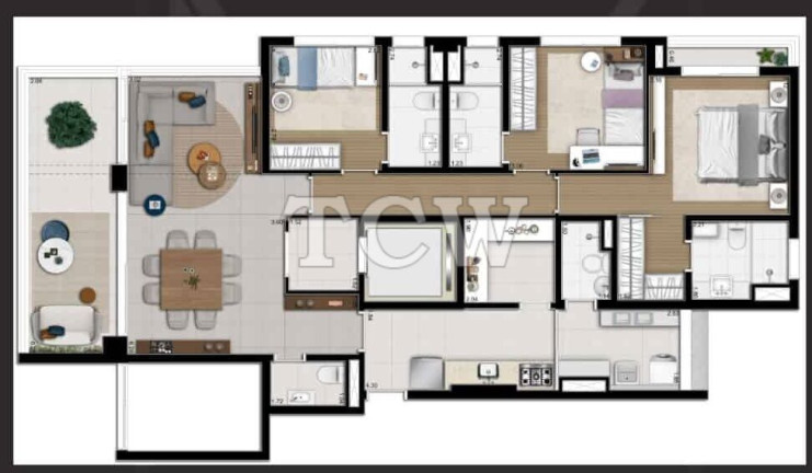 Imagem Apartamento com 3 Quartos à Venda, 127 m² em Jardins - São Paulo Imagem Apartamento com 3 Quartos à Venda, 127 m² em Jardins - São Paulo