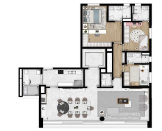 Imagem Apartamento com 3 Quartos à Venda, 130 m² em Brooklin Paulista - São Paulo Imagem Apartamento com 3 Quartos à Venda, 130 m² em Brooklin Paulista - São Paulo