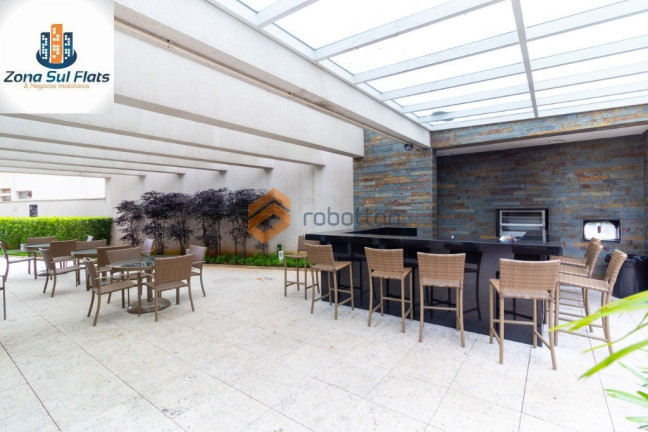 Imagem Apartamento com 1 Quarto para Alugar, 45 m² em Campo Belo - São Paulo