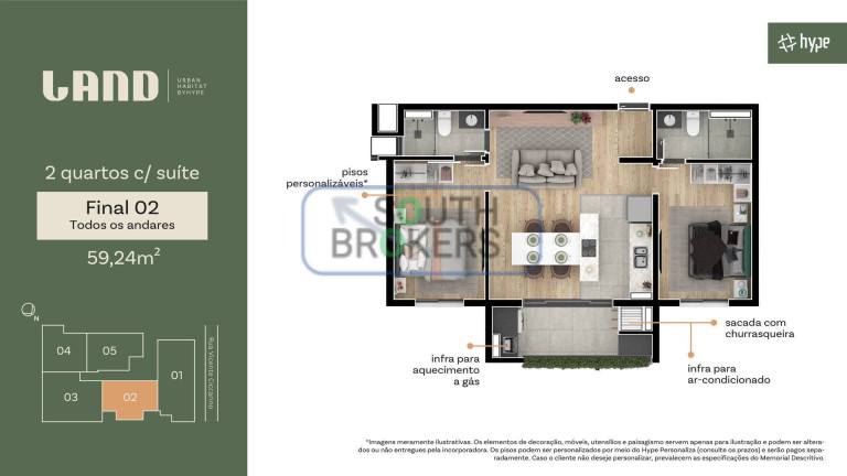 Imagem Apartamento com 3 Quartos à Venda, em Boa Vista - Curitiba Imagem Apartamento com 3 Quartos à Venda, em Boa Vista - Curitiba