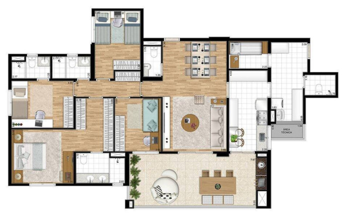 Imagem Apartamento com 5 Quartos à Venda, 155 m² em Anhangabaú - Jundiaí Imagem Apartamento com 5 Quartos à Venda, 155 m² em Anhangabaú - Jundiaí
